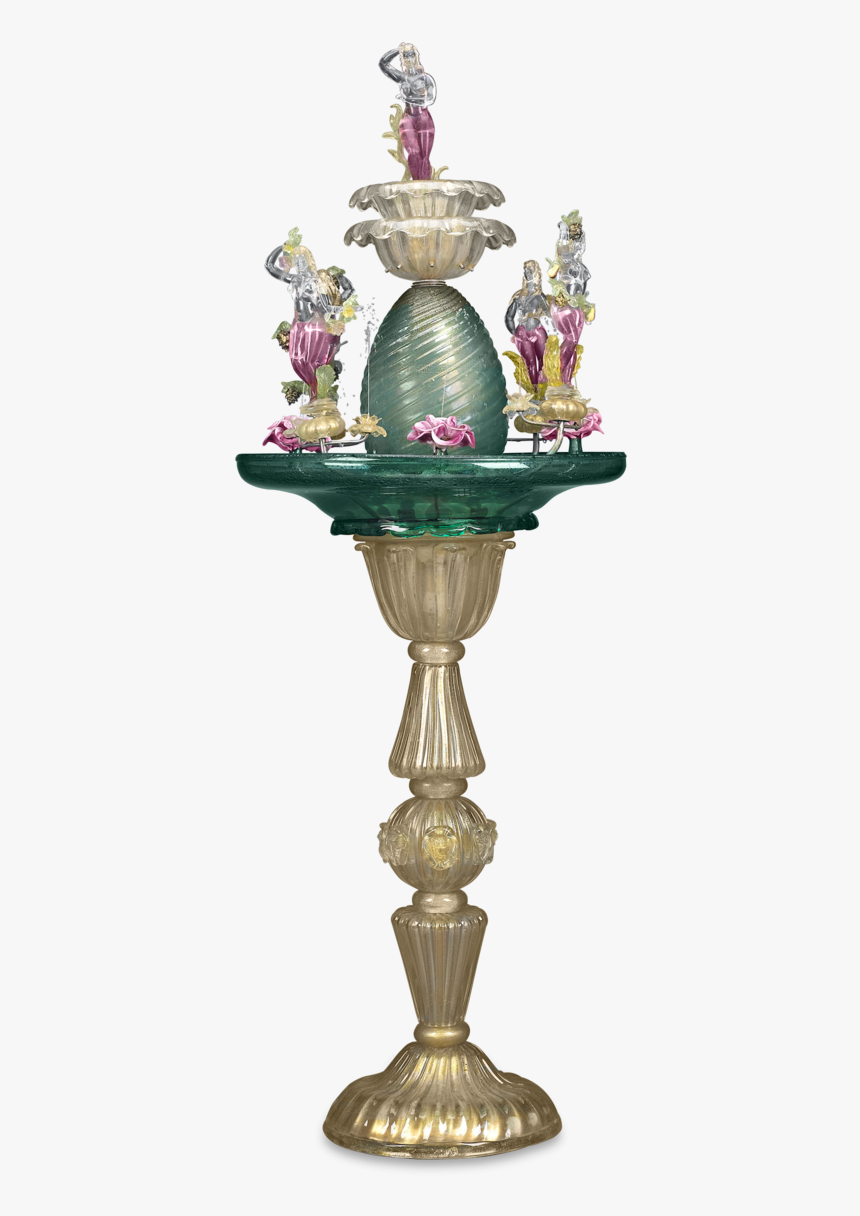 Murano Venetian Glass Water Fountain - Fountain, HD Png Download, Free Download