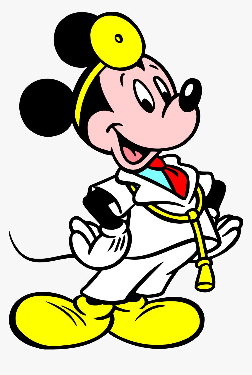 Mickey Mouse 17 By Convitex - Mickey Mouse Doctor Coloring Pages, HD Png Download, Free Download