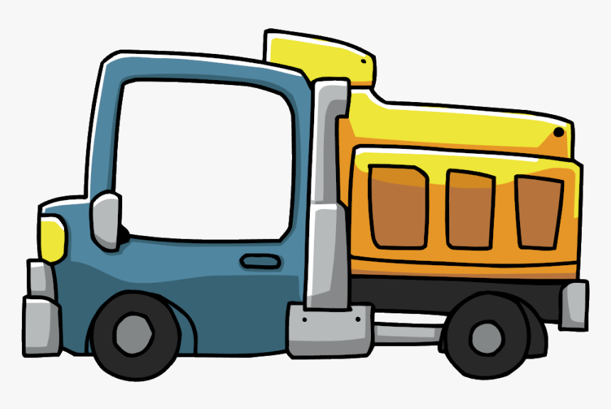Image Dump Png Scribblenauts - Garbage Truck Cartoon Png, Transparent Png, Free Download
