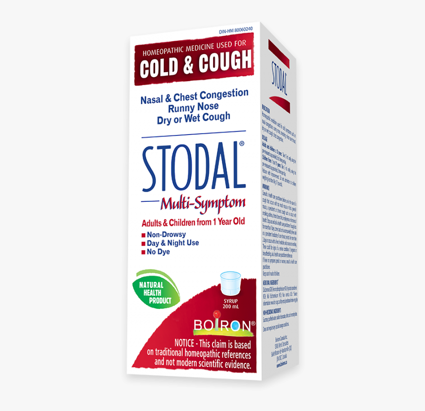 Stodal Multi-symptom For Nasal & Chest Congestion, - Stodal, HD Png Download, Free Download