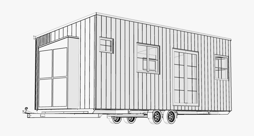 Tiny House V2 - Truck, HD Png Download, Free Download