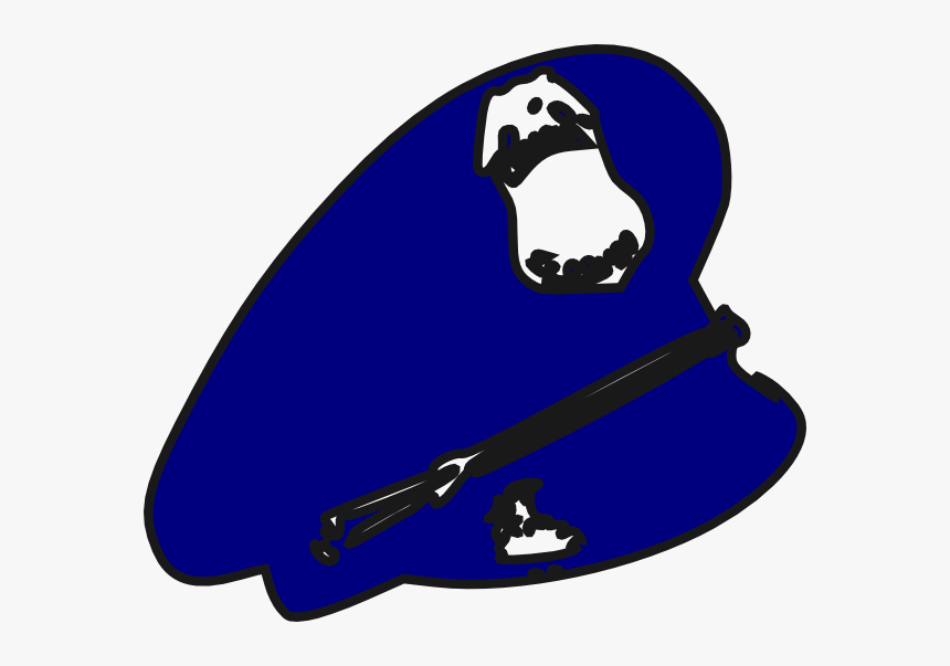 Police Officer Panda Free - Transparent Cartoon Police Hat, HD Png Download, Free Download