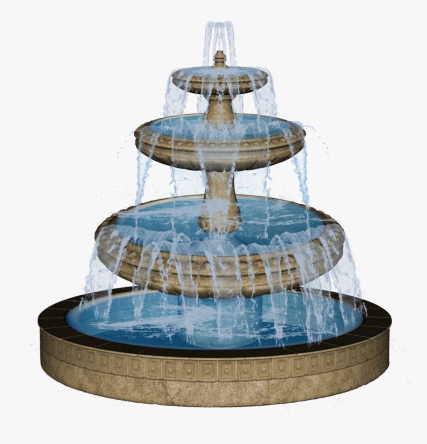 Garden Water Fountains Png, Transparent Png, Free Download