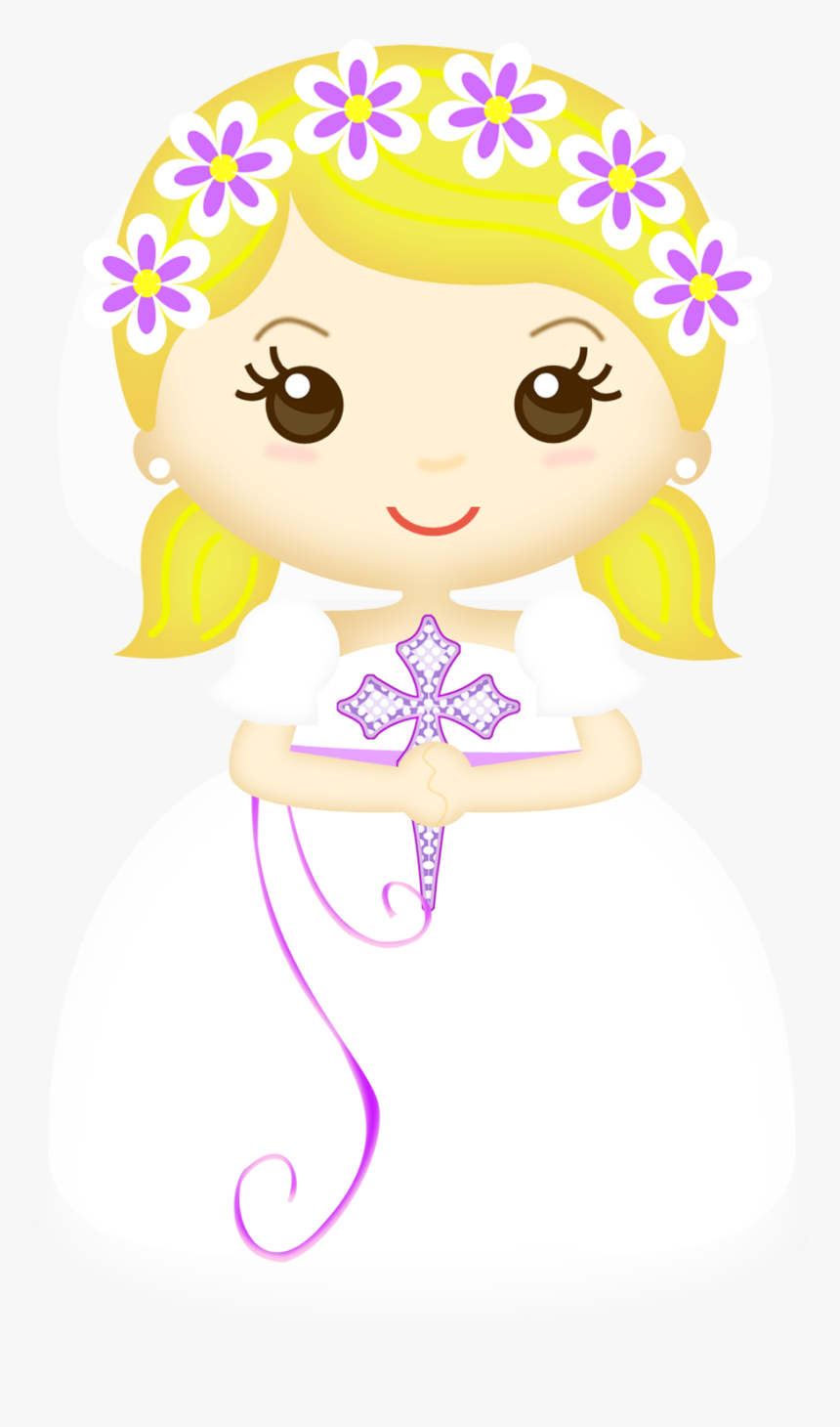 Transparent Moreno Clipart - Primera Comunion Niña Png, Png Download, Free Download