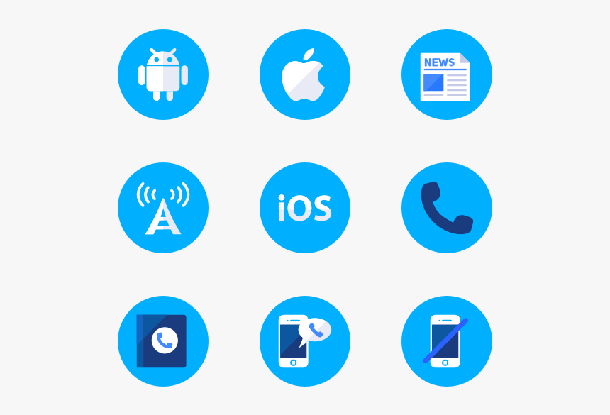 Essential Set - Communication Icon Png Lite Blue, Transparent Png, Free Download