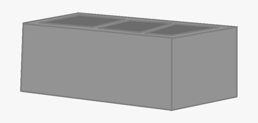 Cinder Block Sizes - Coffee Table, HD Png Download, Free Download