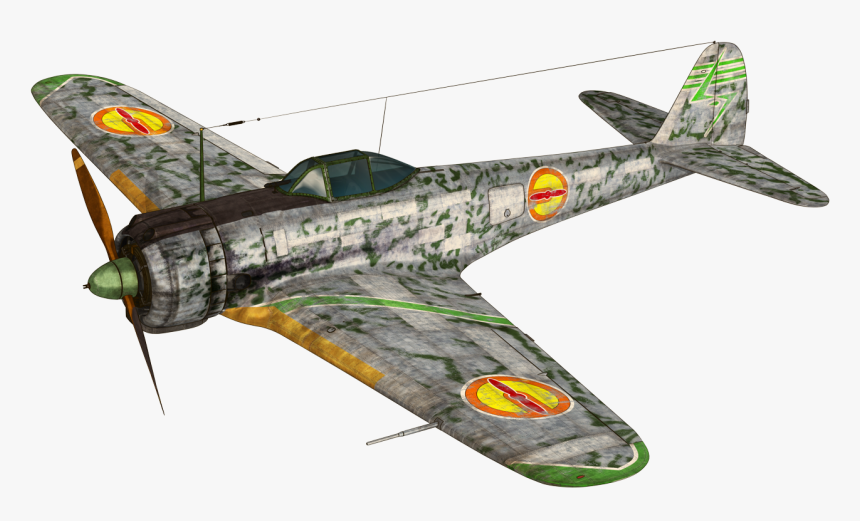 Transparent Plane - Magnificent Kotobuki Ki 43, HD Png Download, Free Download