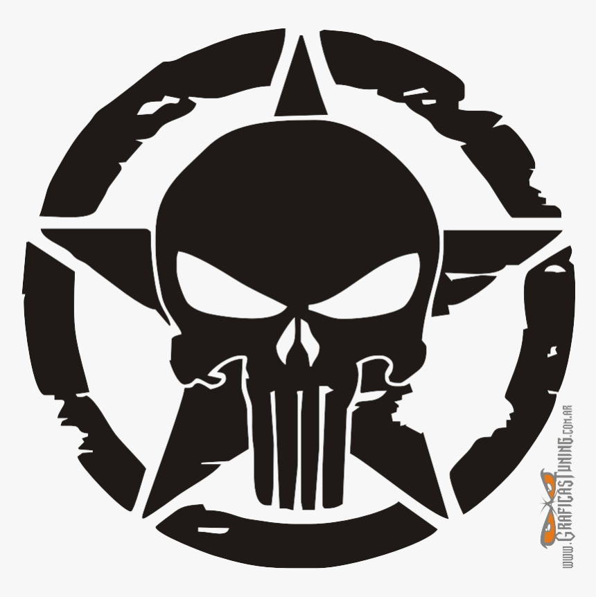 Hitler Vector Skeleton - Punisher Skull, HD Png Download, Free Download