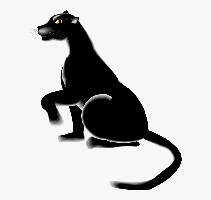 Panther Library Clip Art - Panther Paw Clip Art, HD Png Download, Free Download