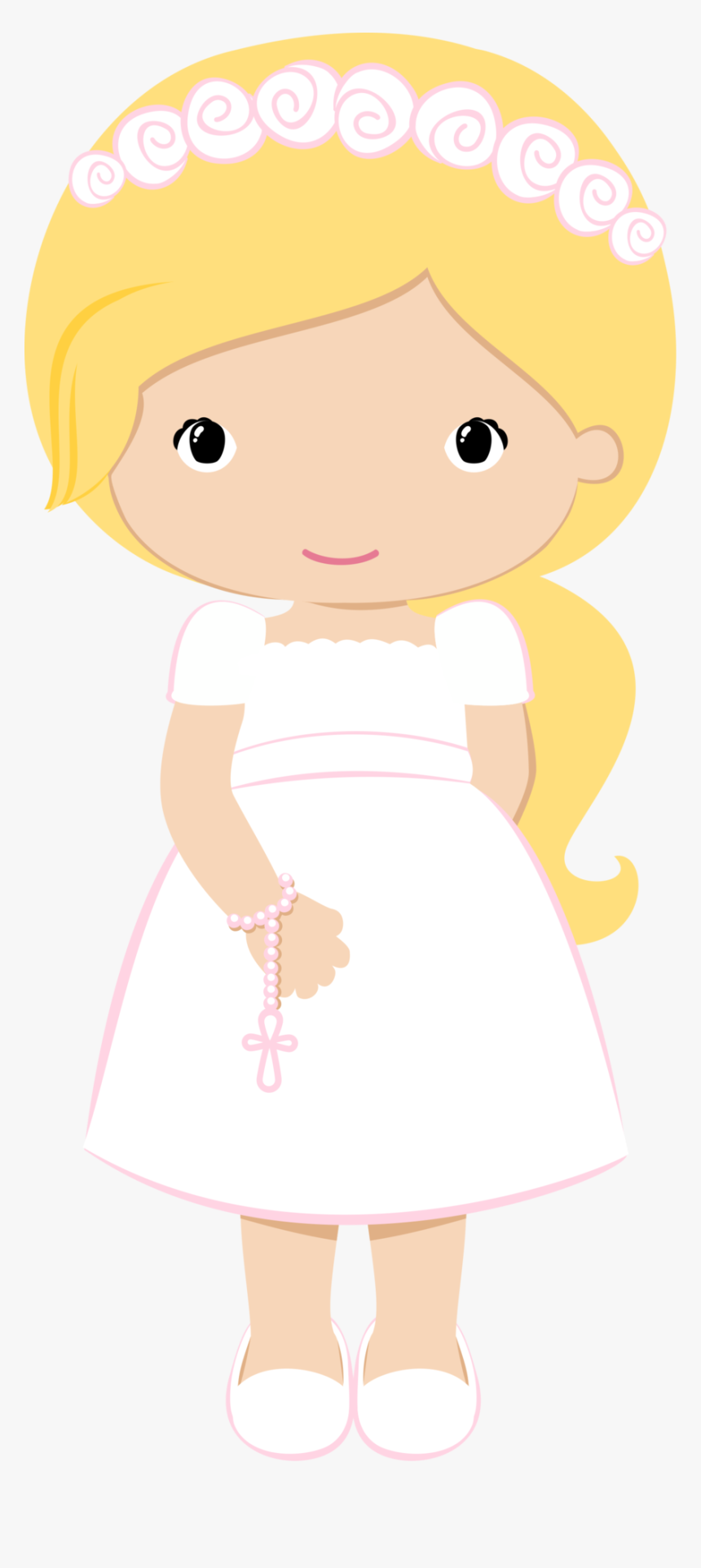 Transparent Communion Sunday Clipart - Niña Comunion Clipart, HD Png Download, Free Download