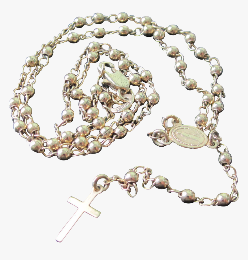 Vintage Gold Tone Rosary Gold Heart Png - Transparent Background Rosary Png, Png Download, Free Download