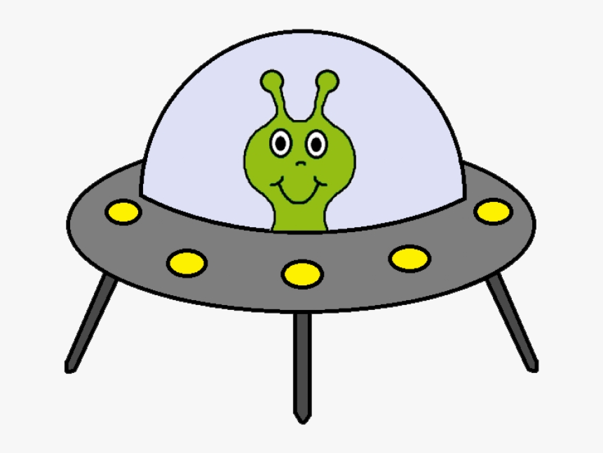 Free Space Clipart Astronaut Clip - Alien Spaceship Clip Art, HD Png Download, Free Download