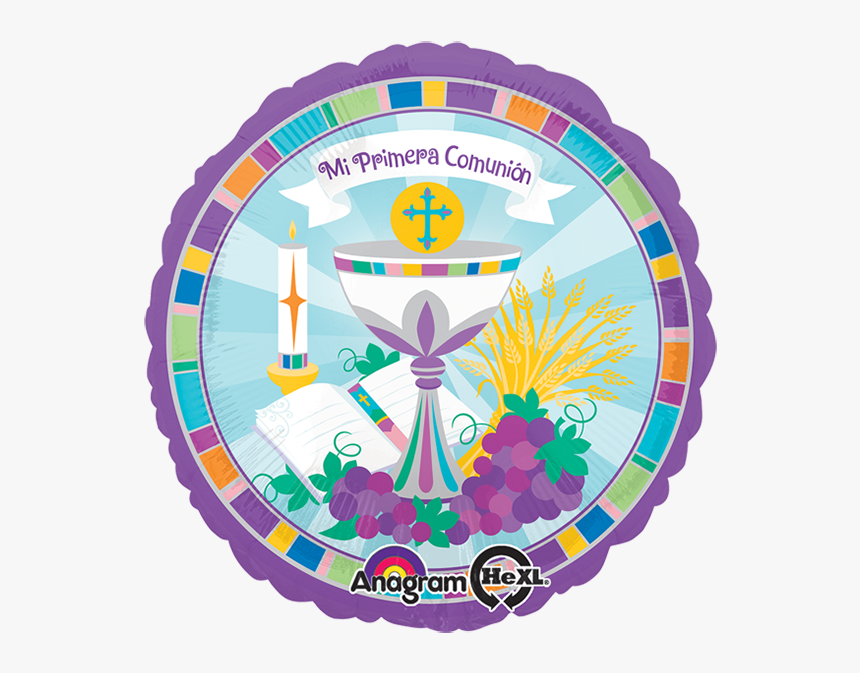 18 Mi Primera Comunion Balloon , Png Download - Primera Comunion, Transparent Png, Free Download