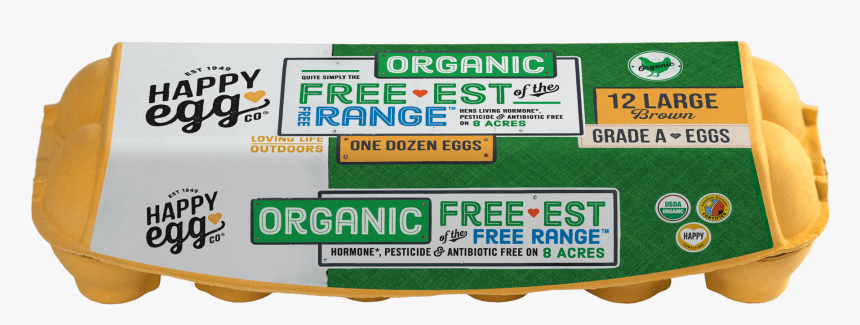 Happy Egg Company Eggs - Happy Egg Company Organic Eggs, HD Png Download, Free Download