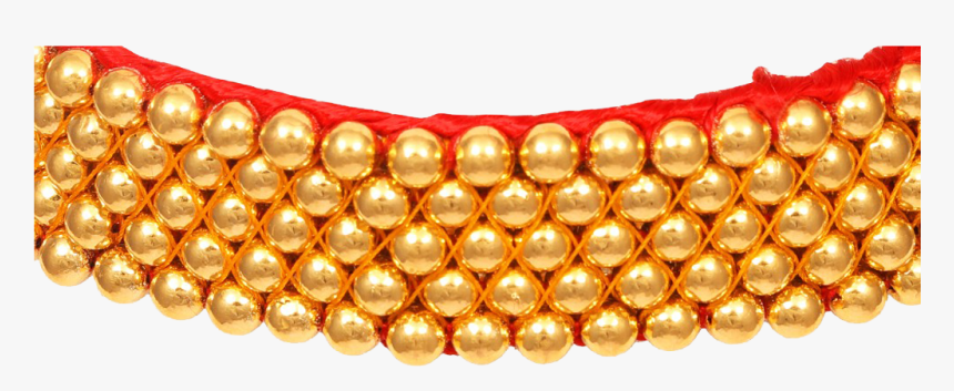 Gold Beads Design With Thread Thushi - Thushi Designs Png, Transparent Png, Free Download