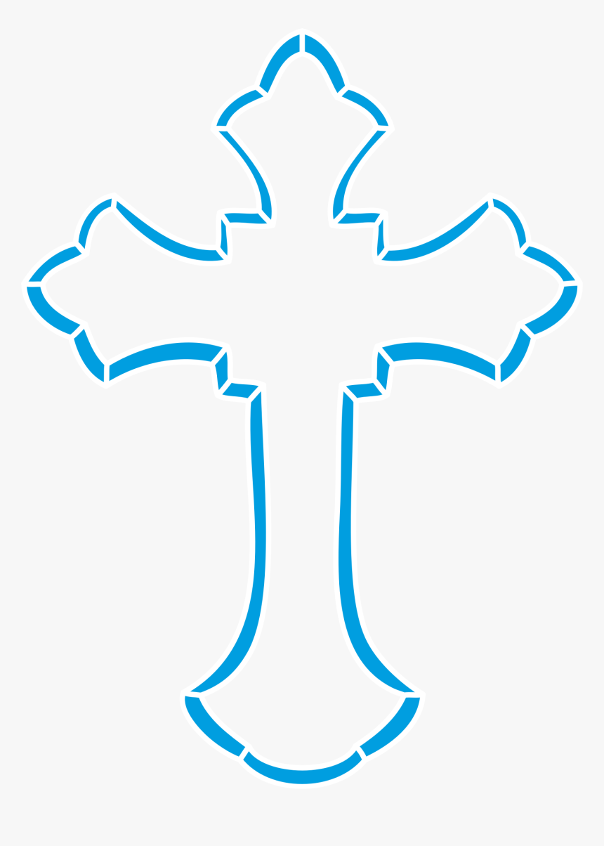 Communion Clipart Ornate Cross - Cruz De Bautizo En Png, Transparent Png, Free Download