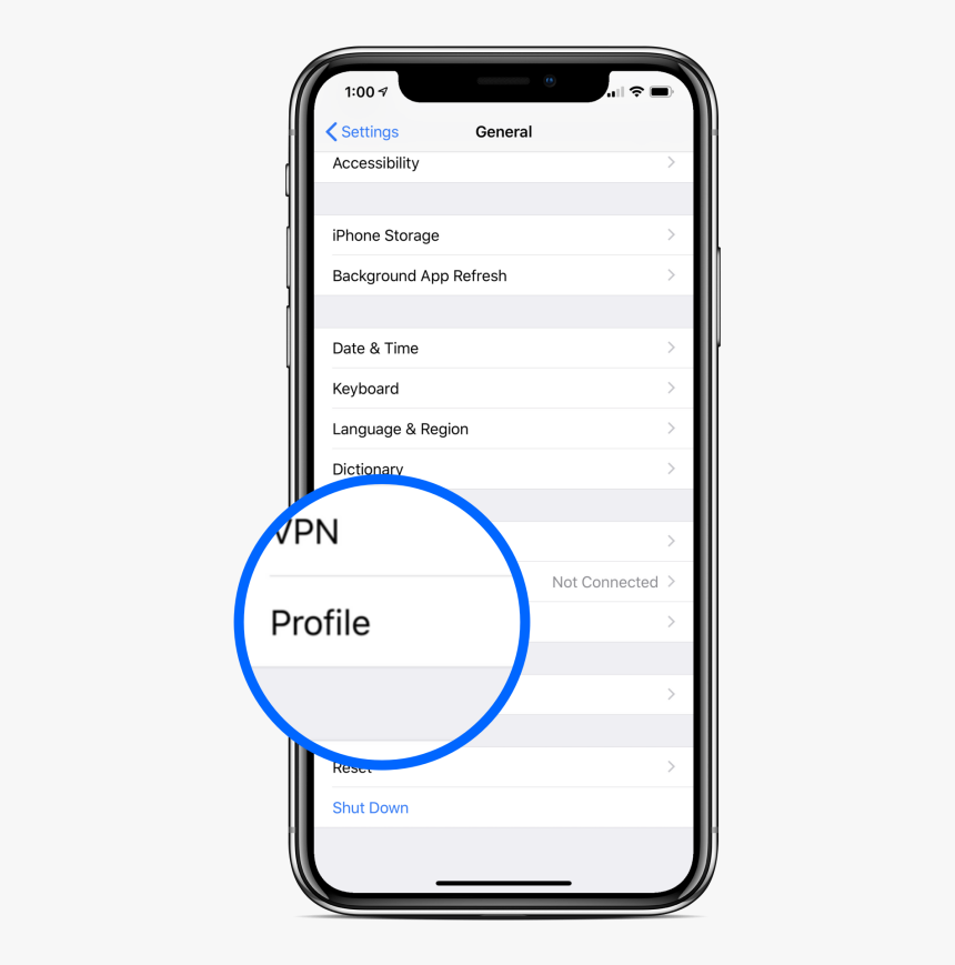 Profiles Iphone Profile - Iphone Profile Download, HD Png Download, Free Download