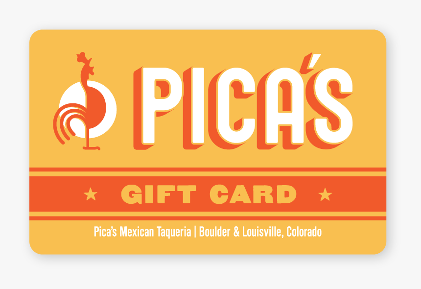 Picas Boulder Gift Cards Out, HD Png Download, Free Download