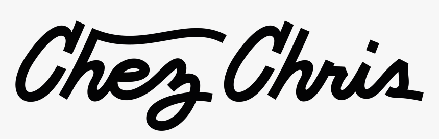 Cropped Chez Chris Logo Horiz Noir, HD Png Download, Free Download