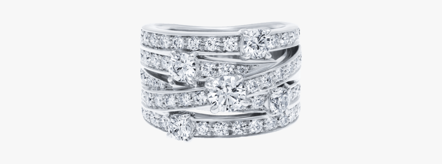 Crossover By Harry Winston Diamond Ring, HD Png Download, Free Download