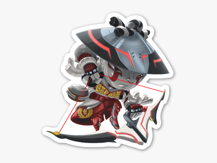 Kabuki Hanzo Sticker, HD Png Download, Free Download