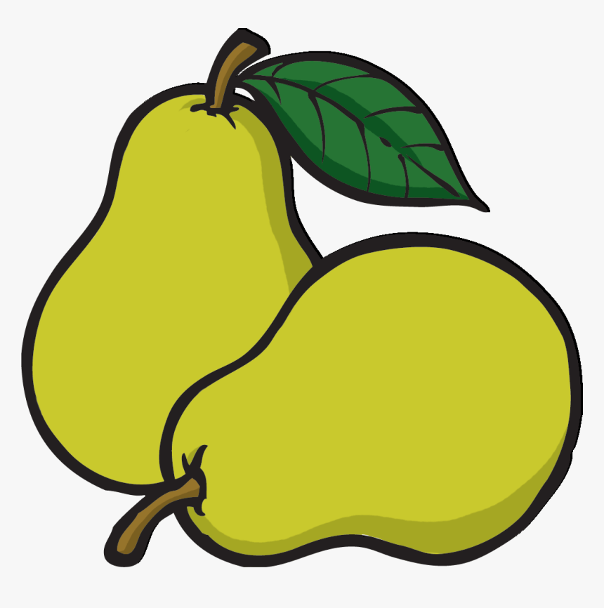 Clipart Pear Clip Art Freeuse Stock Pear Clipart, HD Png Download, Free Download