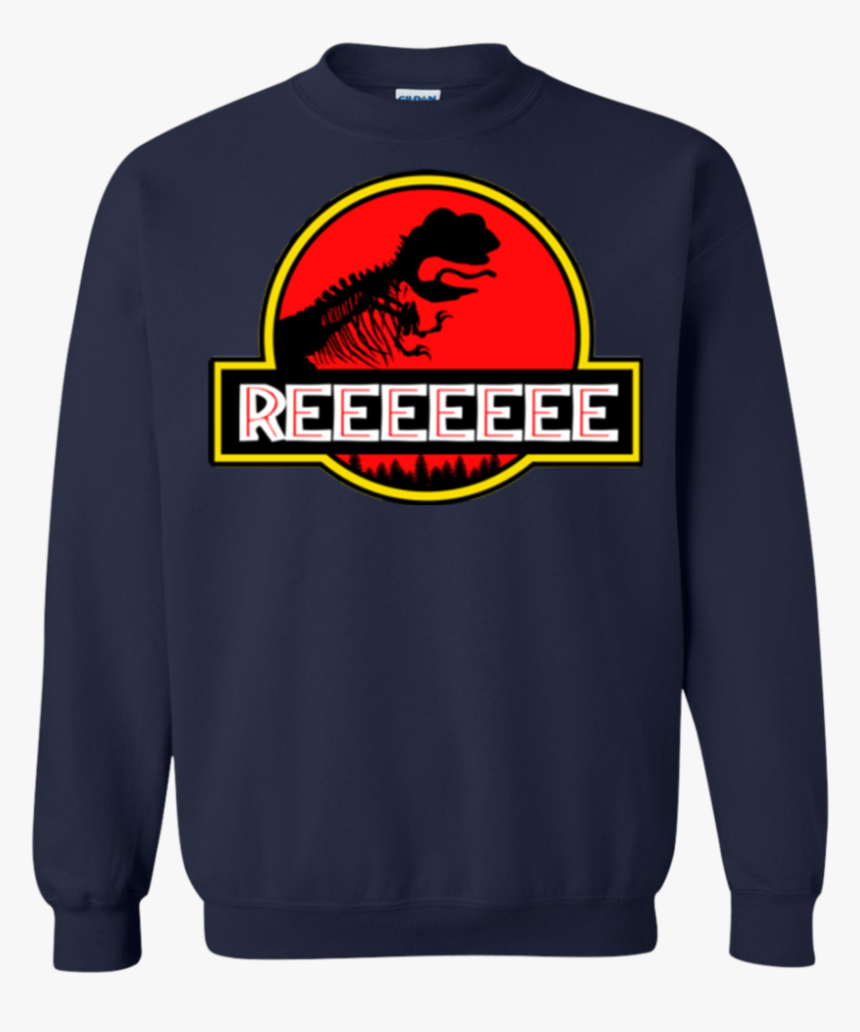 Jurassic Pepe The Frog Reeeeee Parody Kekistan Sweatshirt, HD Png Download, Free Download