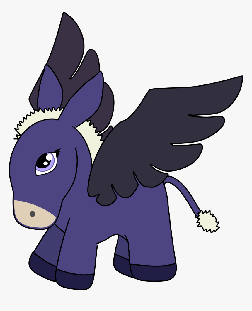 Pegasus Donkey Clip Arts, HD Png Download, Free Download