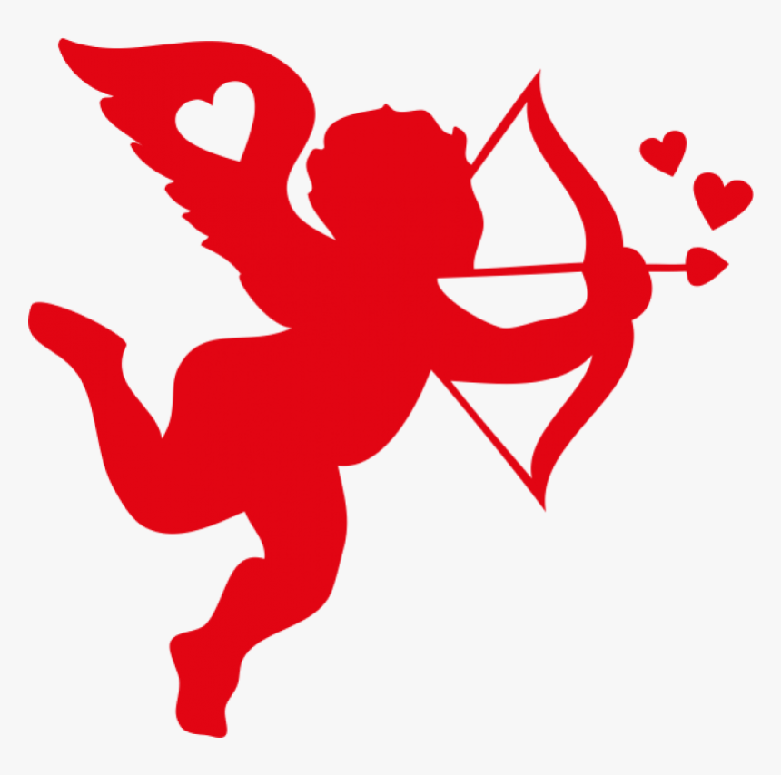 Cupid Vector Graphics Clip Art Silhouette Illustration, HD Png Download, Free Download