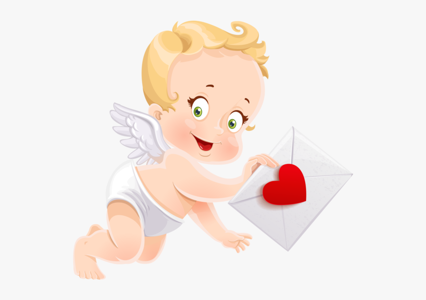 Transparent Cupid Love Angel Cartoon For Valentines, HD Png Download, Free Download