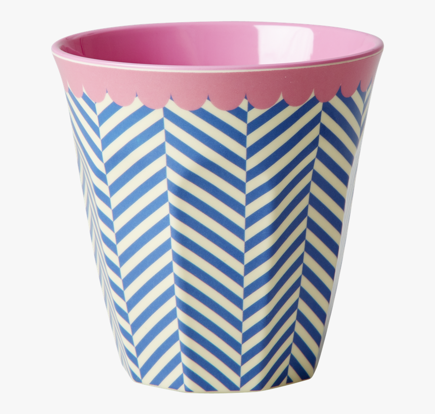 Rice Dk Blue Sailor Stripe Melamine Cup, HD Png Download, Free Download