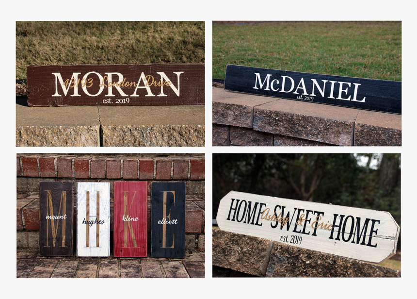 Signs By Andrea Personalized Wood Signs, HD Png Download, Free Download