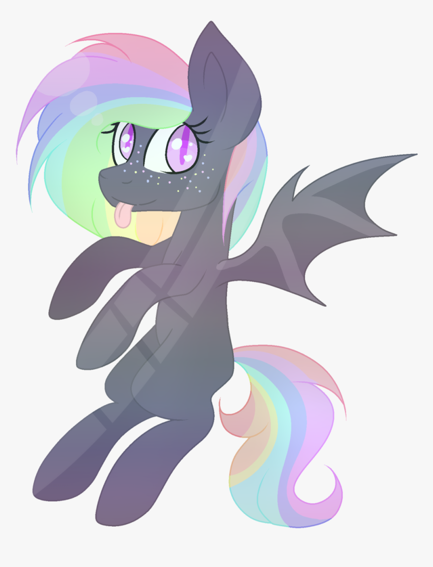 Mintoria, Bat Pony, Bat Pony Oc, Female, Freckles,, HD Png Download, Free Download