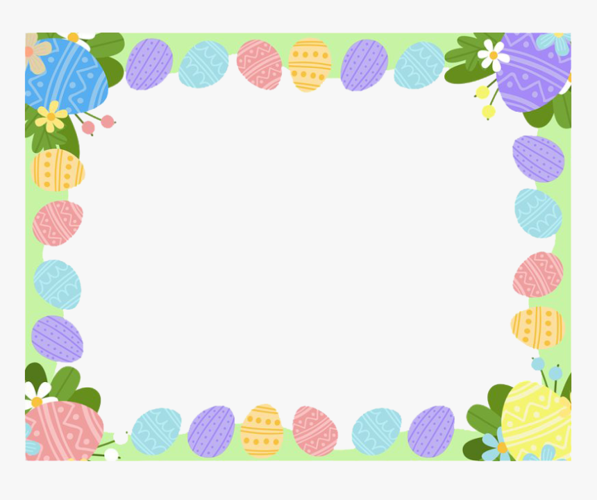 Easter Border Png Download Image, Transparent Png, Free Download