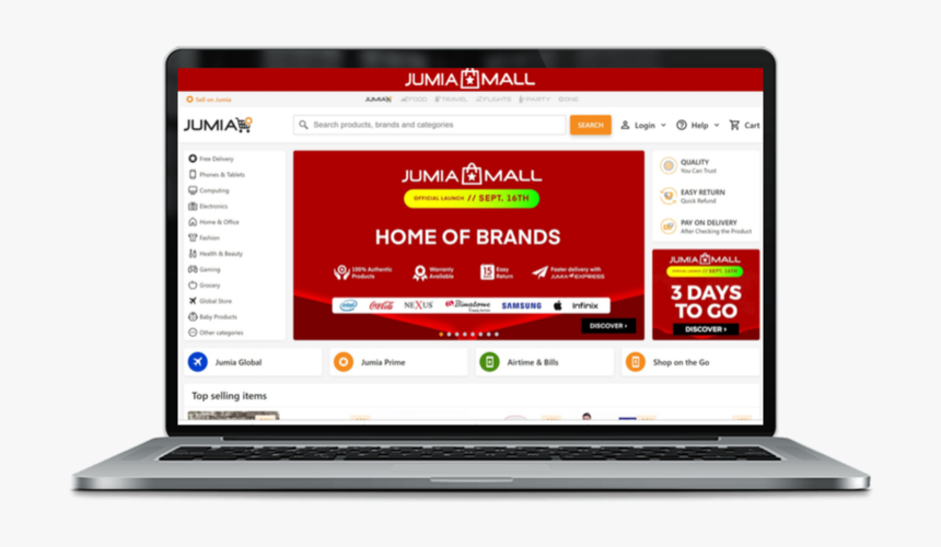 Jumia Mall Screen, HD Png Download, Free Download