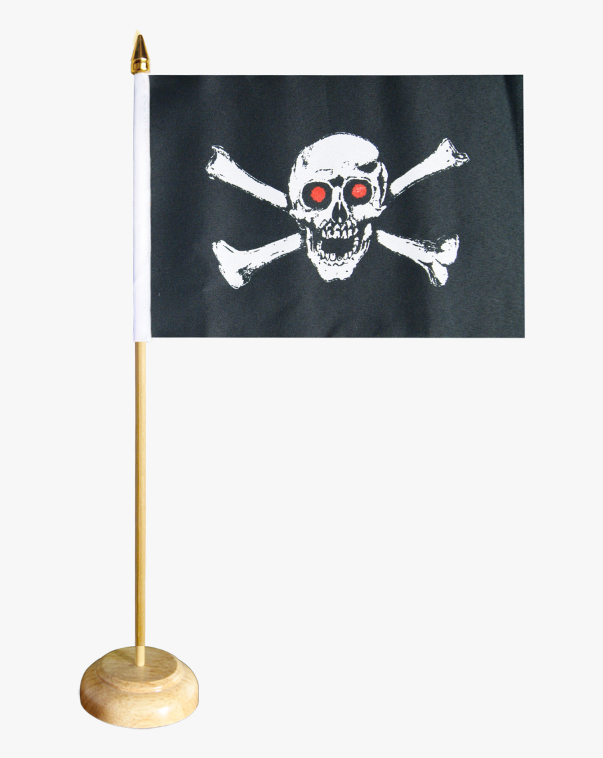 Pirate With Red Eyes Table Flag, HD Png Download, Free Download