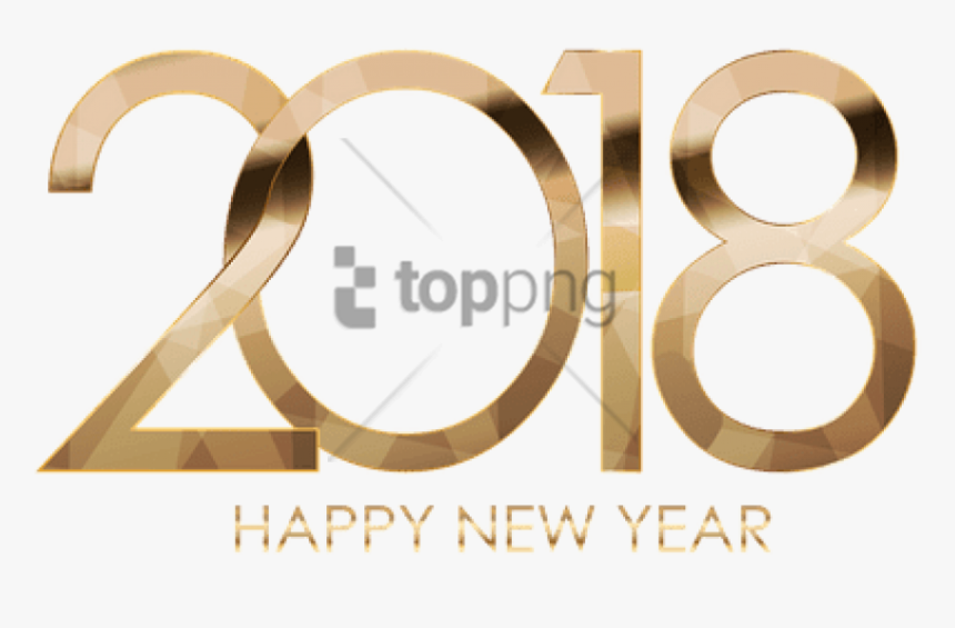 Free Png Happy New Year 2018 Transparent Background, Png Download, Free Download