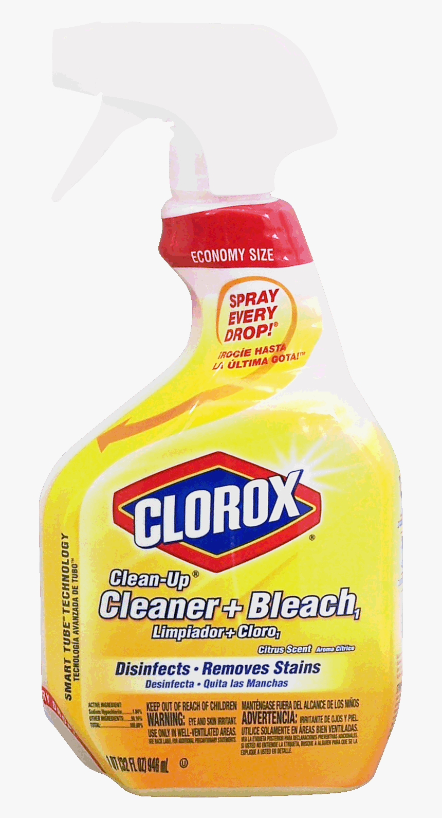Clorox Clean Up Cleaner With Bleach, Citrus Scent Full, HD Png Download, Free Download
