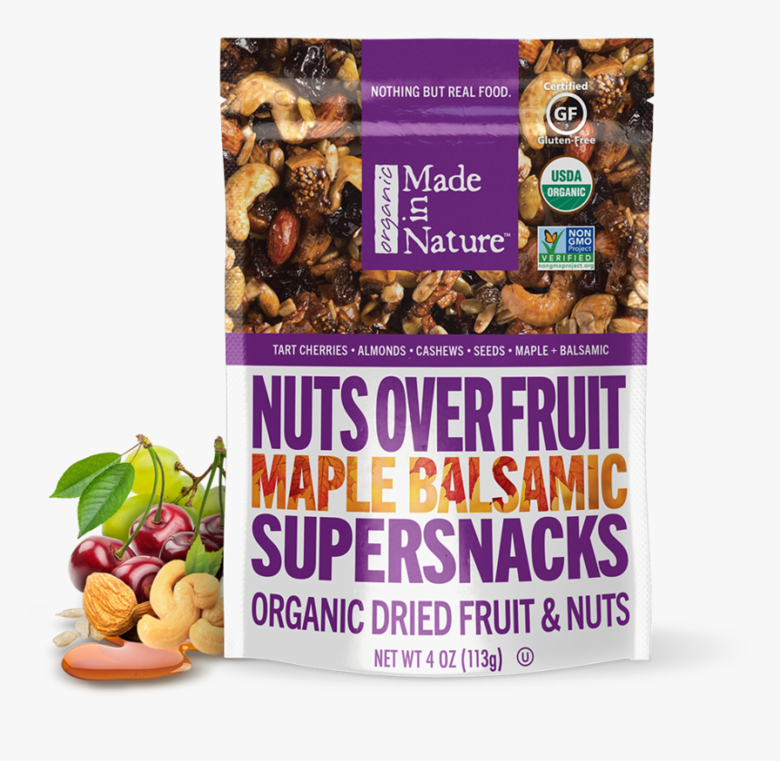 Maple Balsamic Nuts Over Fruit, HD Png Download, Free Download