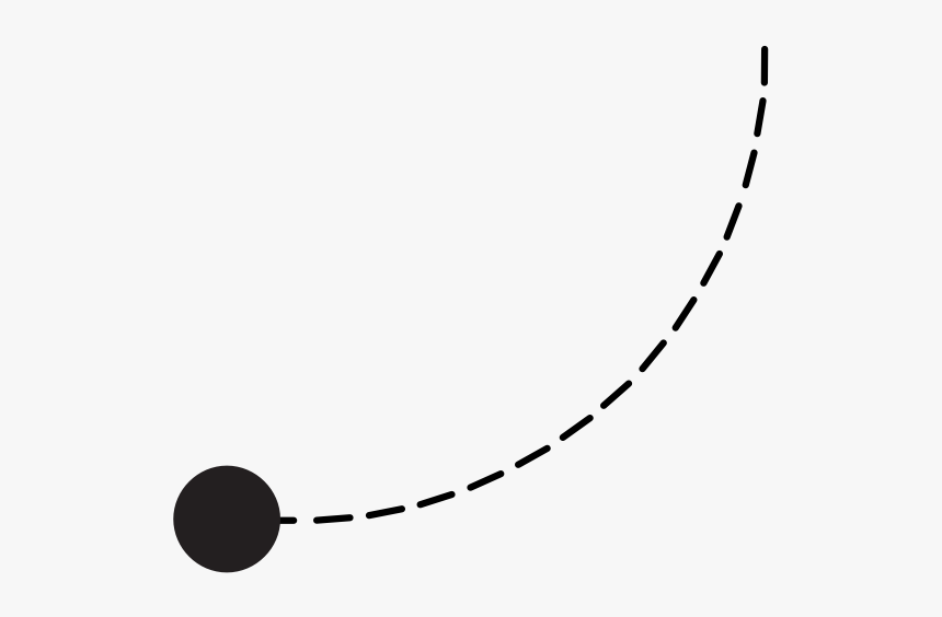 Dashed Curved Line, HD Png Download, Free Download