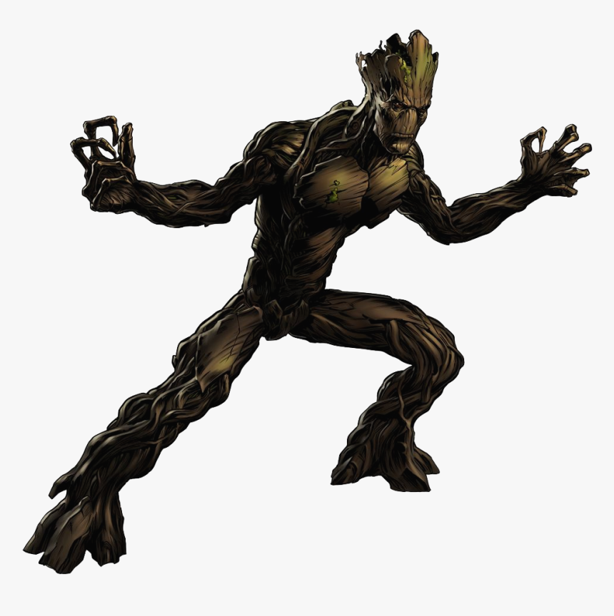 Guardian Groot Portrait Art, HD Png Download, Free Download