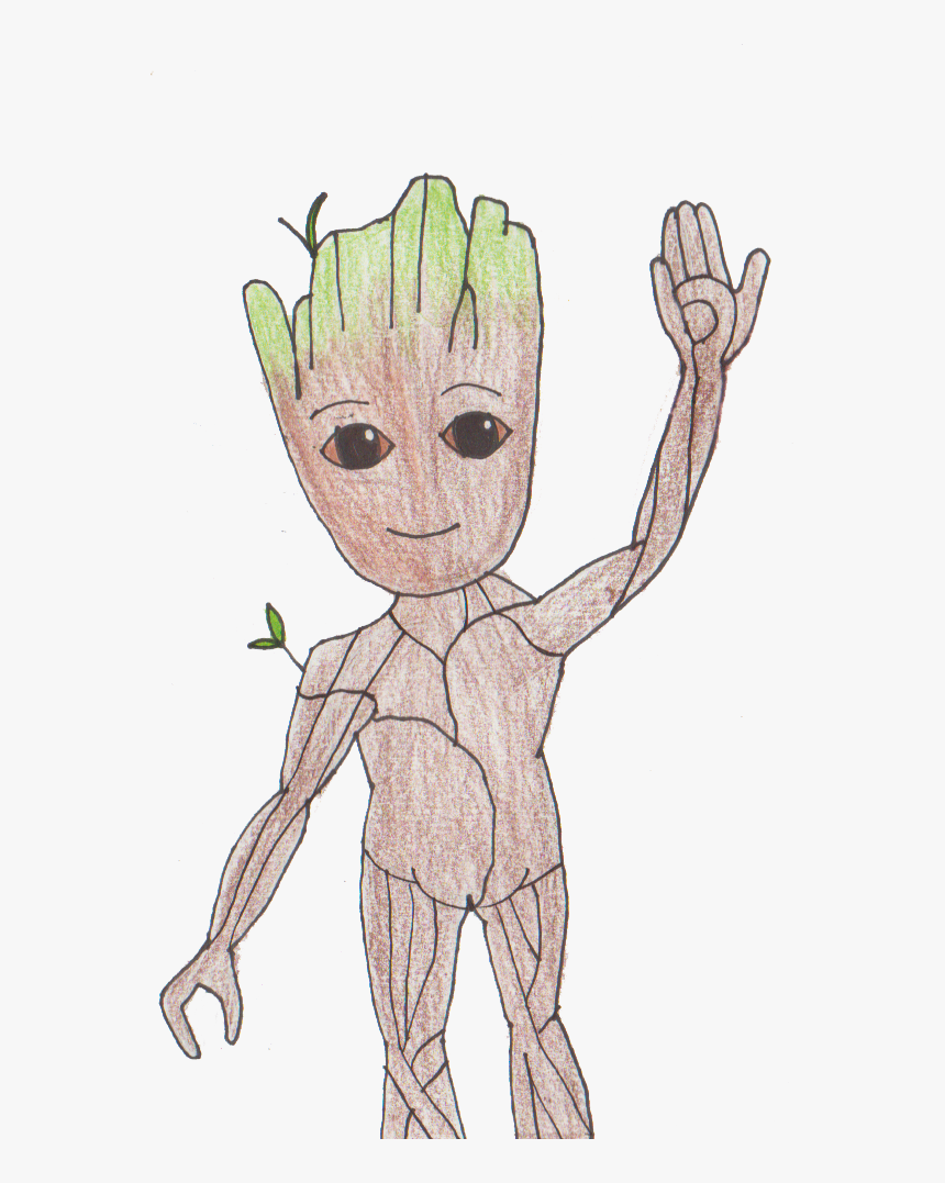 Baby Groot By Pichu, HD Png Download, Free Download