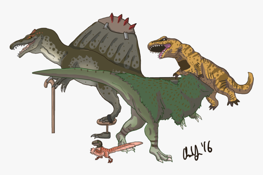 Trex Clipart Velociraptor Dinosaur, HD Png Download, Free Download