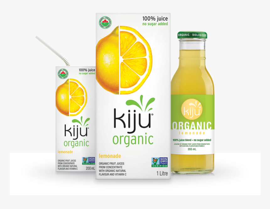 Kiju Organic Juice Lemonade , Png Download, Transparent Png, Free Download