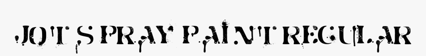 Jot Spray Paint Regular Font, HD Png Download, Free Download