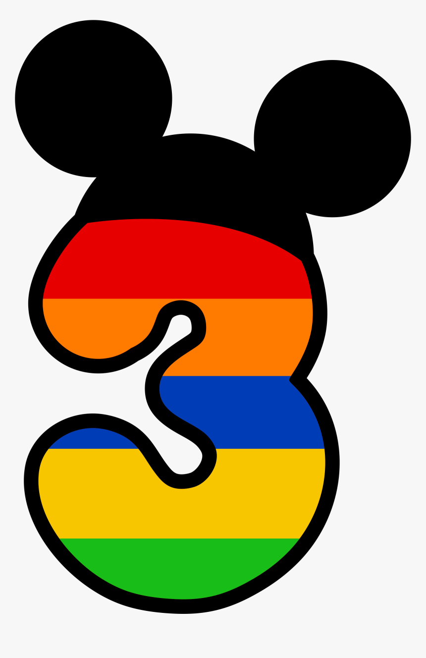 Numbers Clipart Minnie Mouse, HD Png Download, Free Download