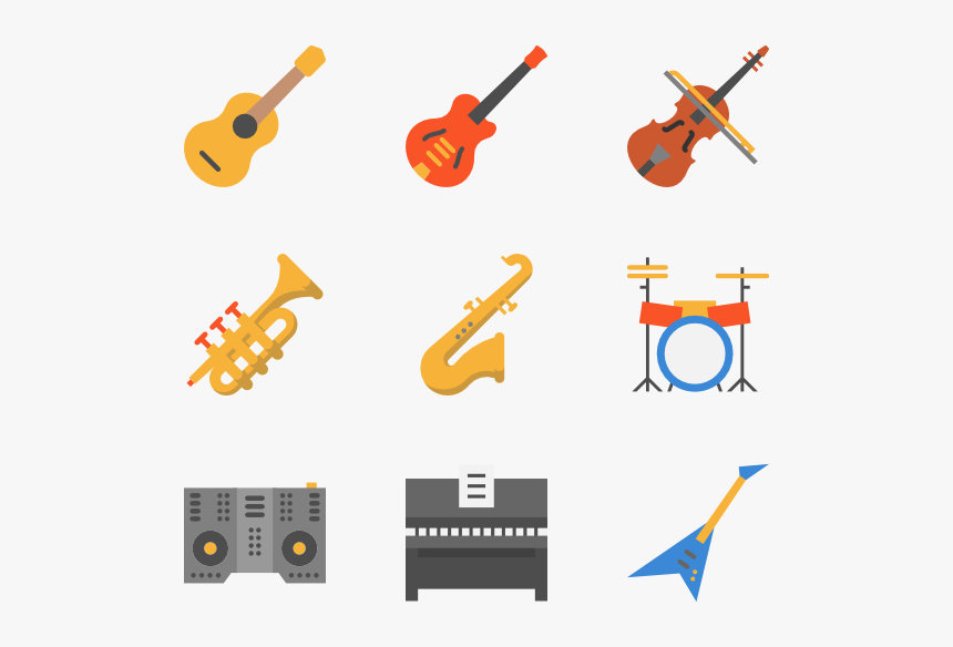 Music Instruments Png, Transparent Png, Free Download