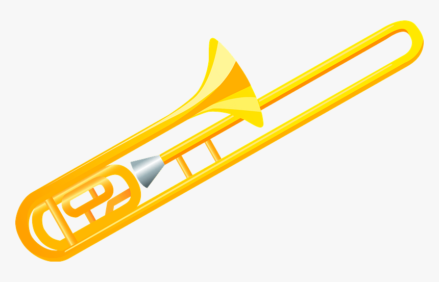 Trombone Musical Instrument Clipart, HD Png Download, Free Download