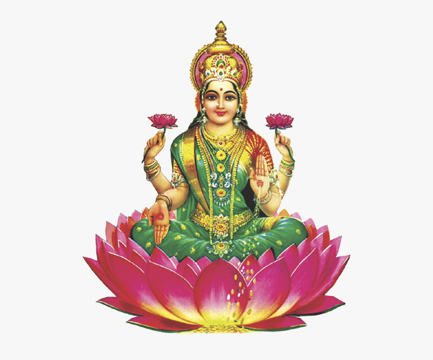 Transparent Lakshmi Ganesha Durga Religion Flower For, HD Png Download, Free Download