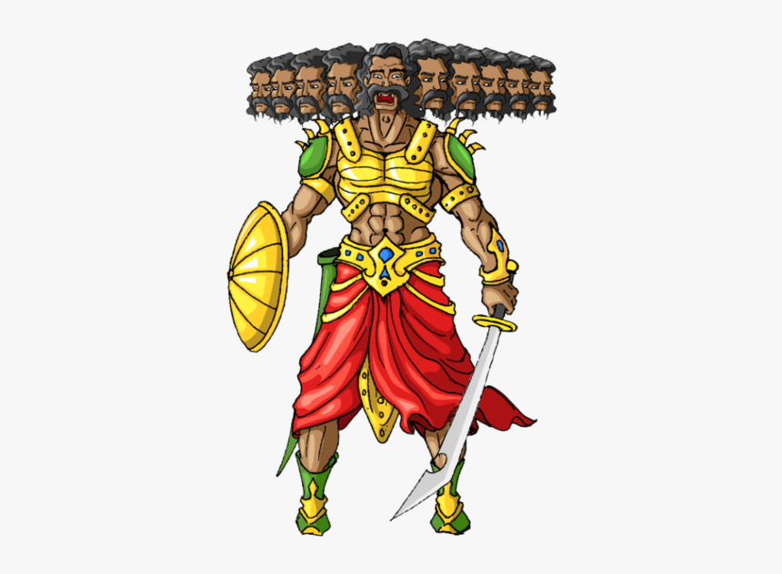 Transparent Durga Puja Dussehra Ravana Warrior Profession, HD Png Download, Free Download
